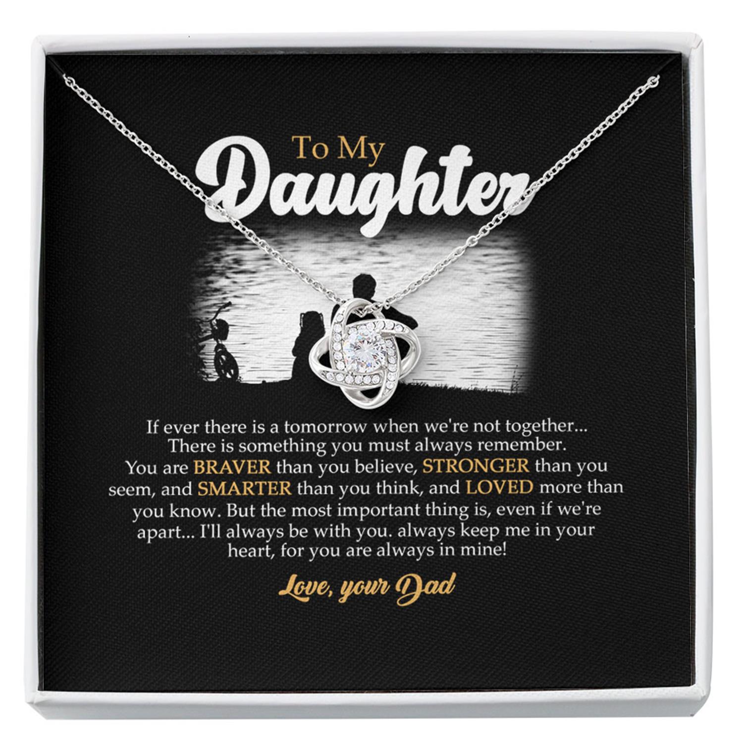 Daughter Necklace, Necklace Gift For Daughter From Dad, Daughter Father Necklace, Daughter Gift From Dad Custom Necklace