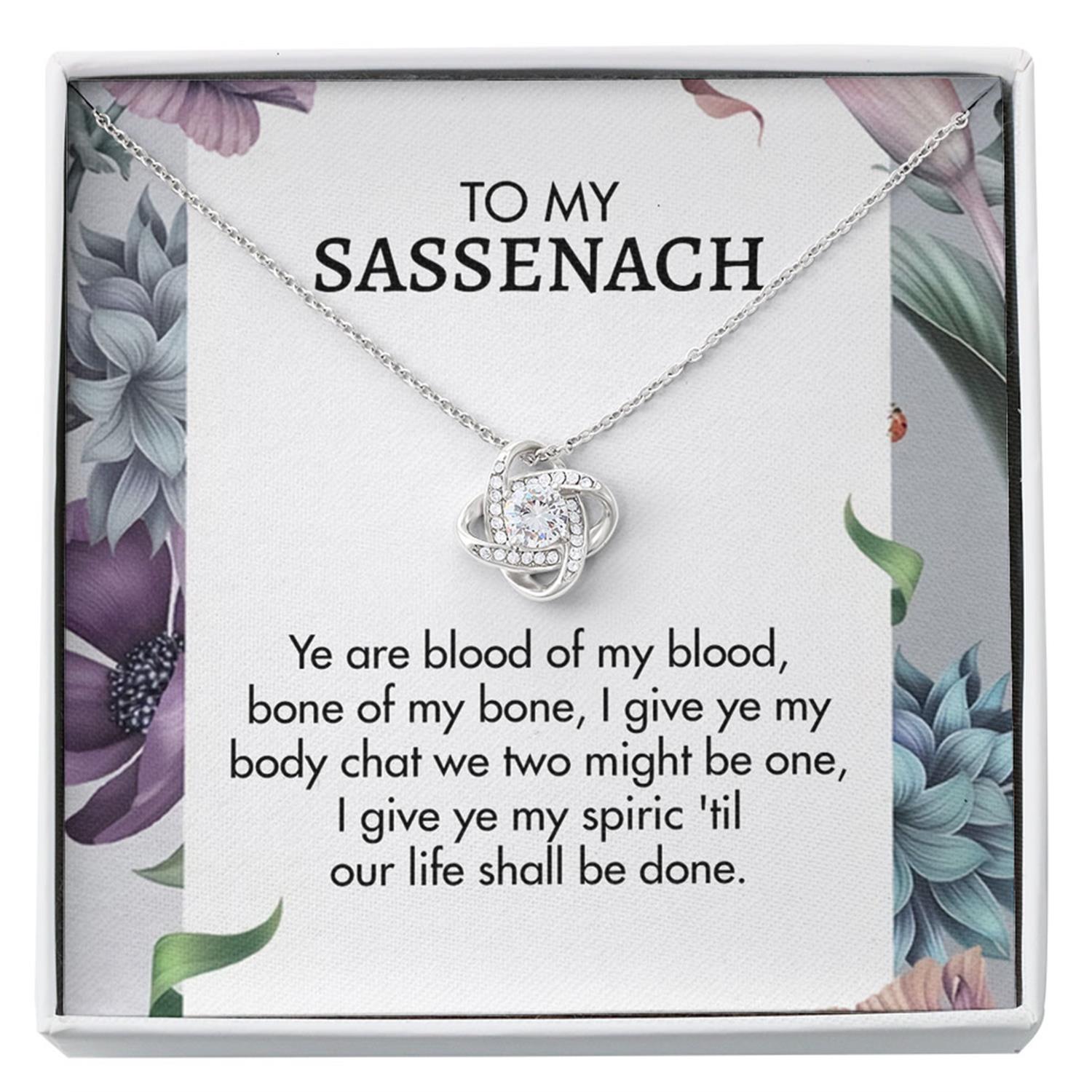 Outlander Sassenach Necklace, Outlander Gifts, Outlander, My Sassenach Custom Necklace