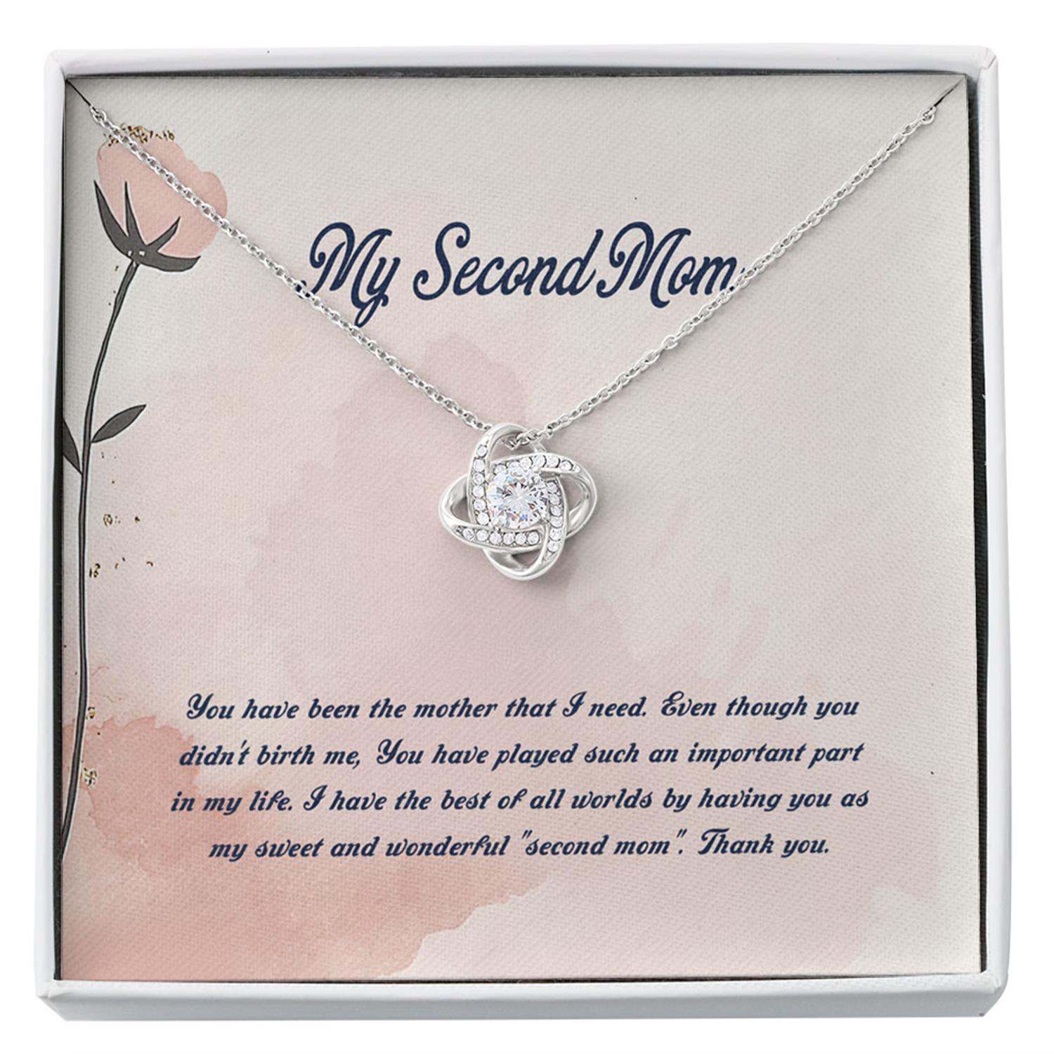 Mom Necklace, Mom Necklace - Gift For Mom Stepmom Bonus Mom Custom Necklace