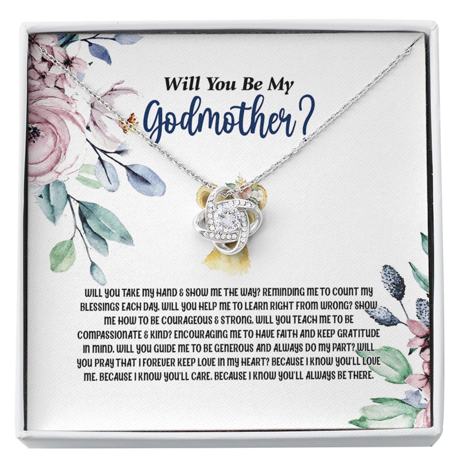 Godmother Necklace, Will You Be My Godmother Necklace, Gift For Future Godmother, Godmother Proposal Custom Necklace