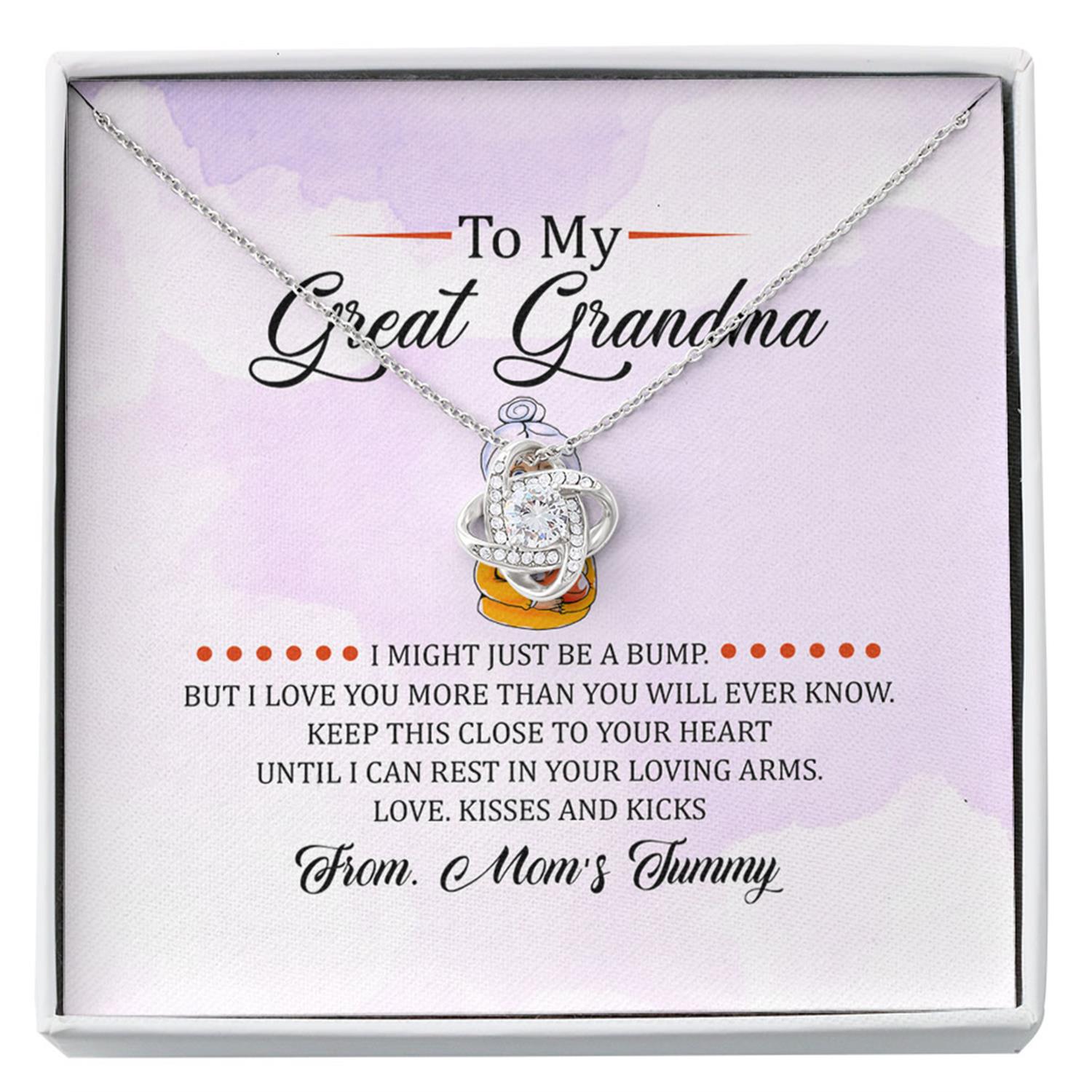 Grandmother Necklace, To My Great Grandma Necklace, Gift For New Grandma, Grandma To Be, Gender Reveal Gift Custom Necklace
