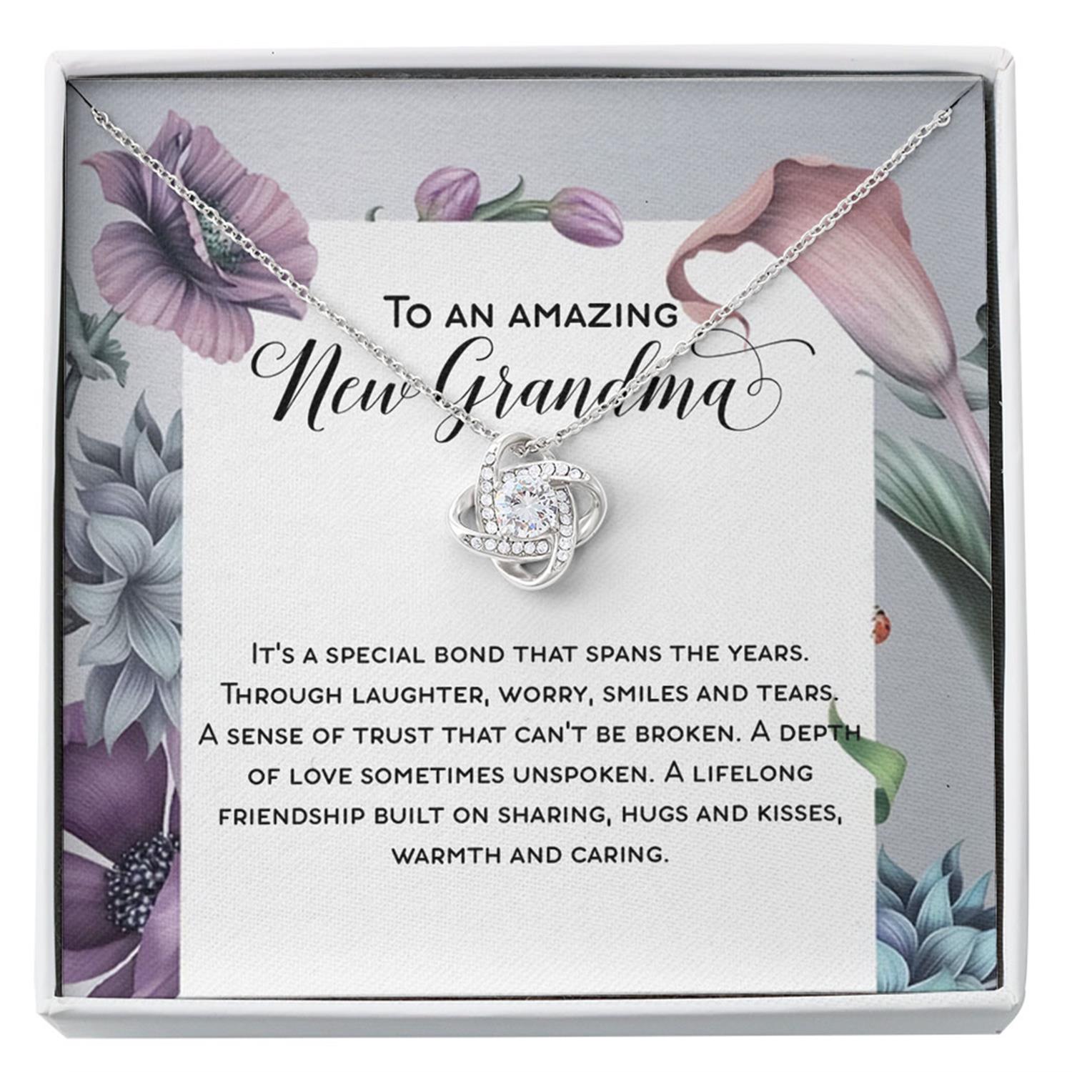 Grandmother Necklace, New Grandma Necklace Gift, Pregnancy Reveal Gift For New Grandmother Custom Necklace