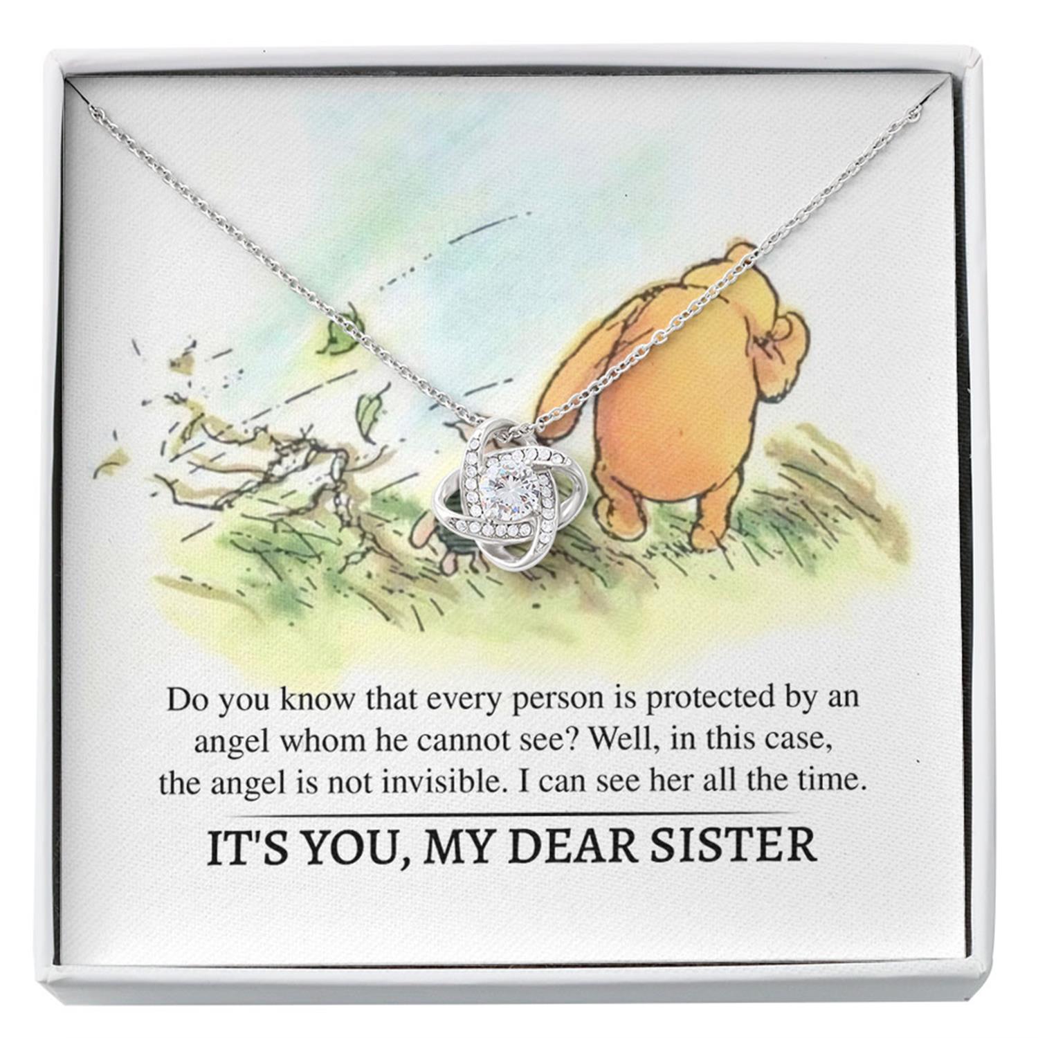 Sister Necklace, It's You My Dear Sister Necklace Gift - Gift For Best Friend, Bestie, Soul Sister Custom Necklace