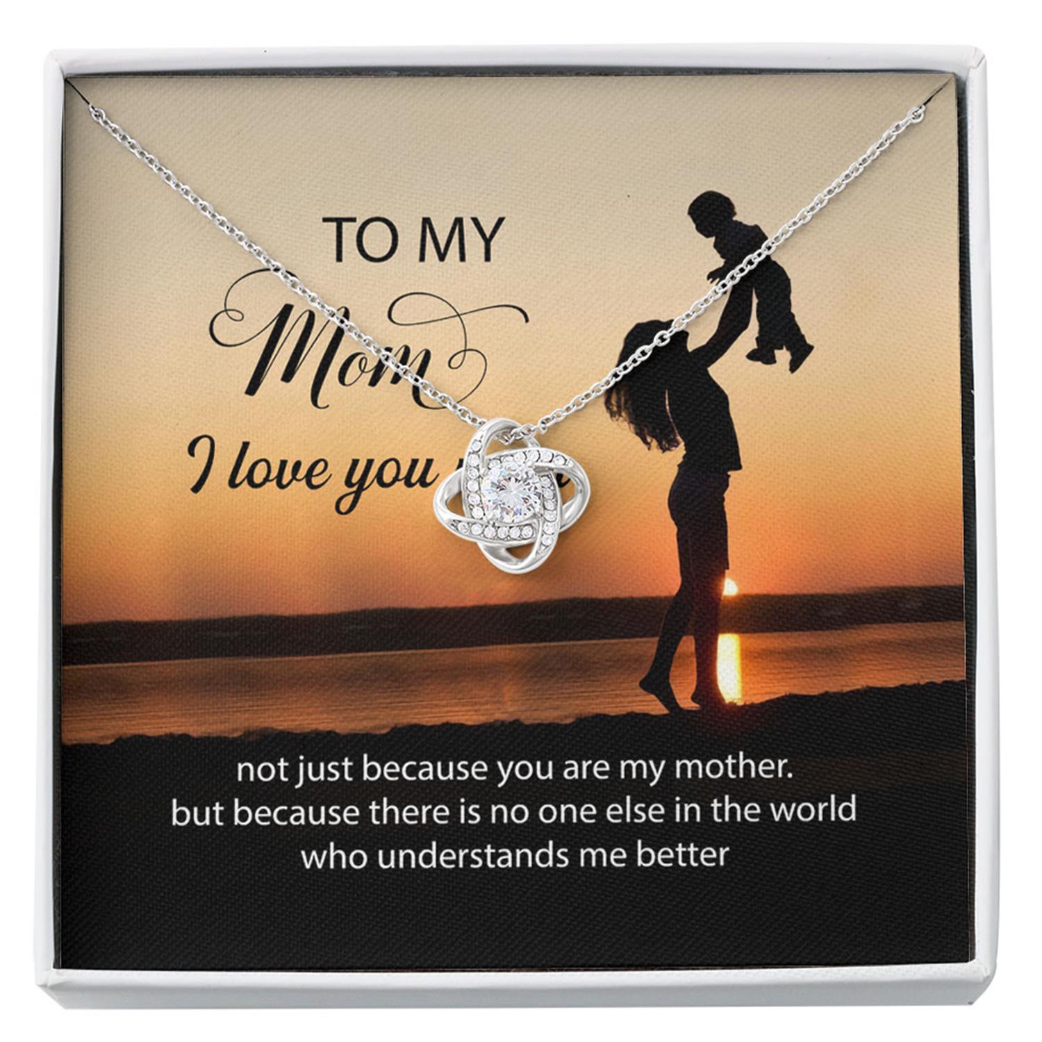 Mom Necklace, To My Mom, Gift For Mom, Mom Pendant, Mothers Day Gift, Gift For Mother Custom Necklace