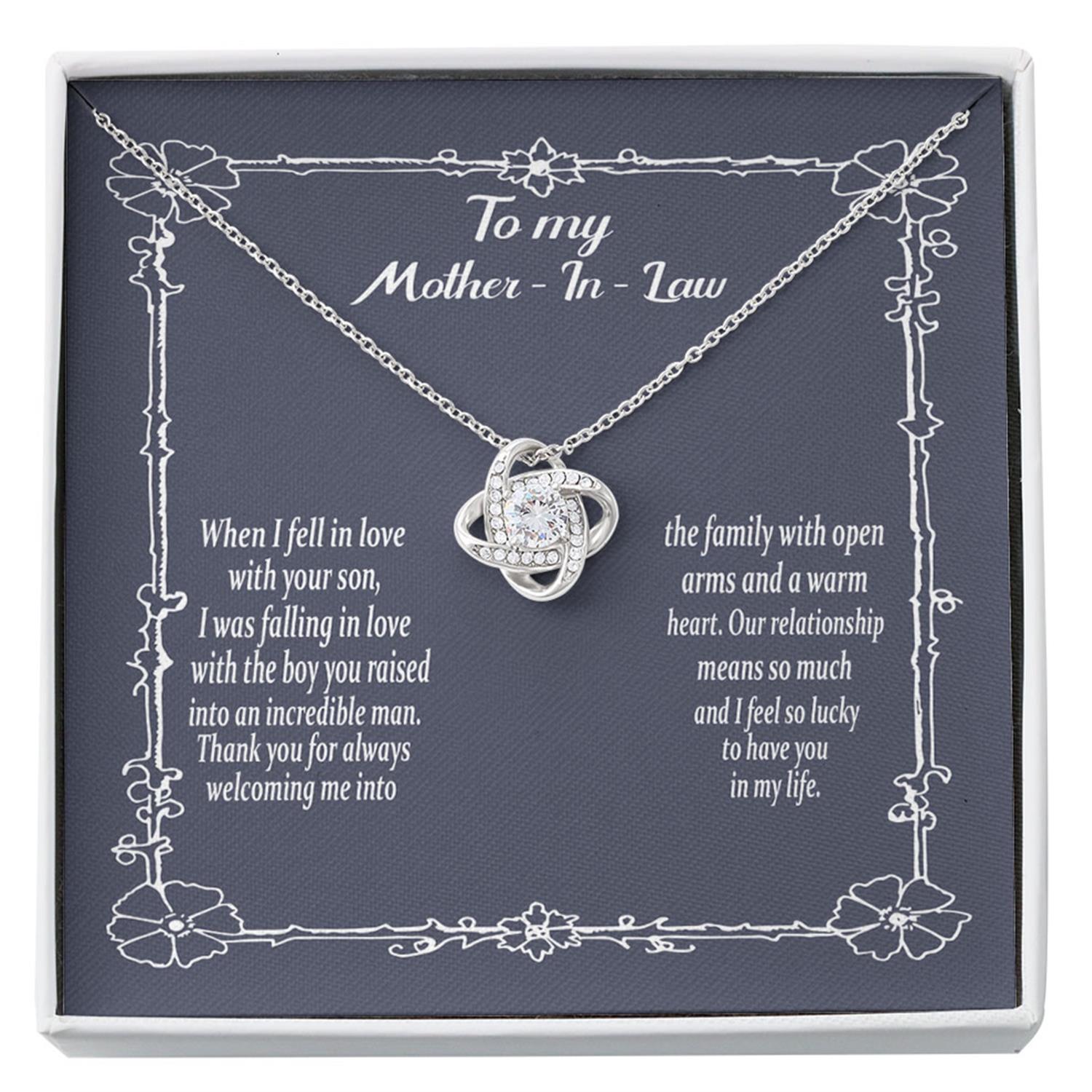 Mother-in-law Necklace, To My Mother-in-law, Gift For Mother-in-law, Mom-in-law Custom Necklace