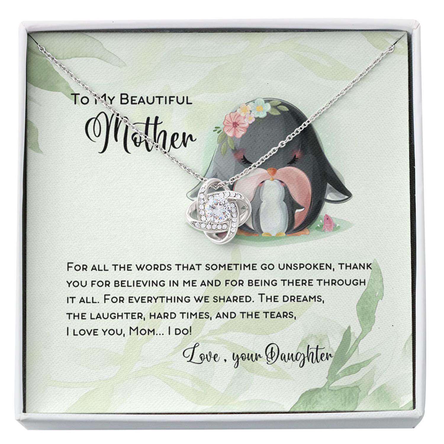 Mom Necklace, Mothers Day Gift For Mom From Daughter, Mom Gift, Gift For Mom, Mom Gift, To My Mom Custom Necklace