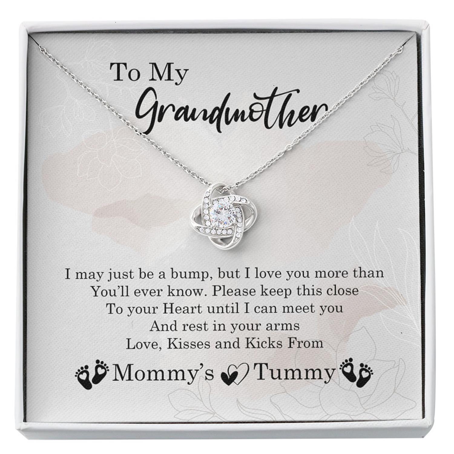 Grandmother Necklace, New Grandma Gift, Baby Announcement Grandparent, Promoted To Grandma Necklace, First Time Grandma Gift Custom Necklace