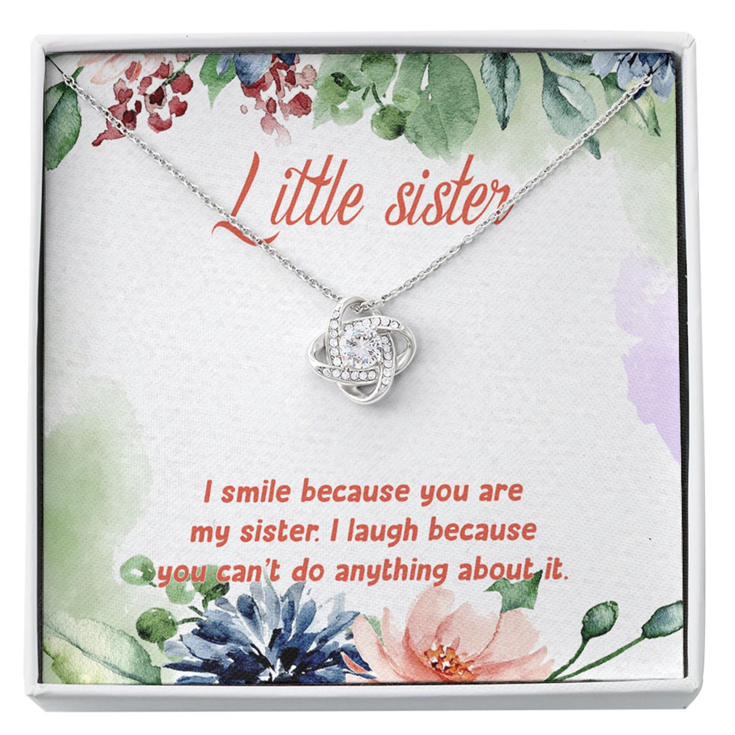 Sister Necklace, Gift For Sister, Sisters Gift, Little Sister Necklace, Sister Gift Custom Necklace
